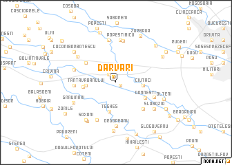map of Dârvari