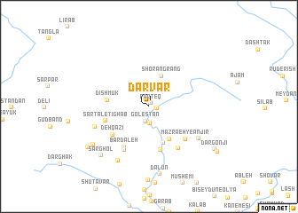 map of Darvār