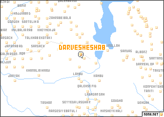 map of Darv-e Shesh Āb