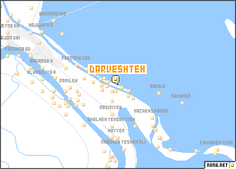 map of Darveshteh