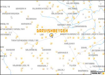 map of Darvīsh Beygeh