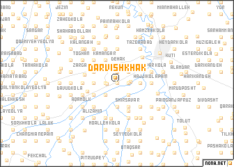 map of Darvīsh Khāk