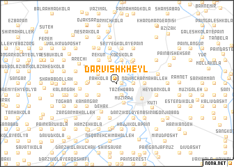 map of Darvīsh Kheyl