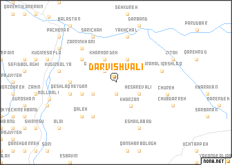 map of Darvīsh Valī