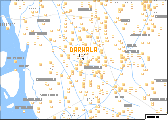 map of Dārwāla