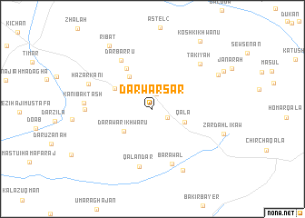 map of Darwārsar
