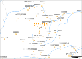 map of Darwāzai