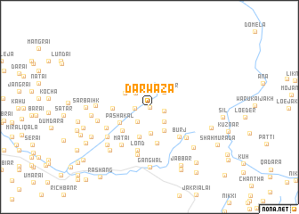 map of Darwāza
