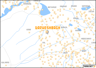 map of Darweshbāgh