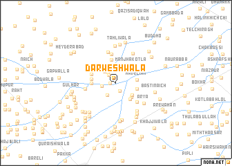 map of Darweshwāla