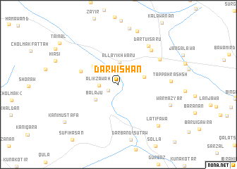 map of Darwīshān