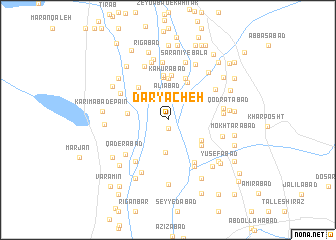 map of Daryācheh