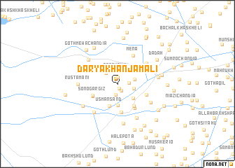 map of Darya Khān Jamāli