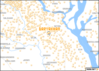 map of Darya Khān