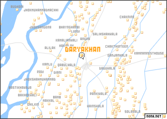 map of Darya Khān