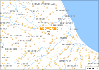 map of Daryāsar