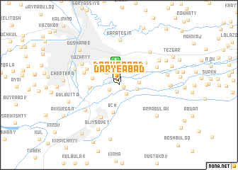 map of Darʼyeabad