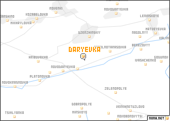 map of Darʼyevka