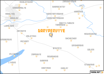 map of Dary Pervyye