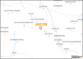 map of Darz Āb