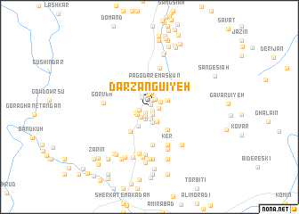 map of Dar Zangū\