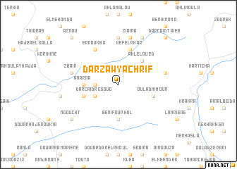 map of Dar Zawya Chrif