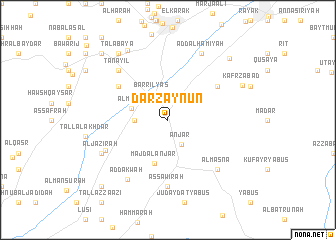 map of Darzaynūn