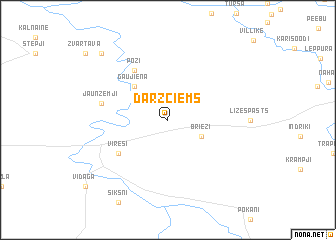 map of Dārzciems