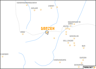 map of Darzeh