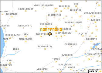 map of Dār Zenaka