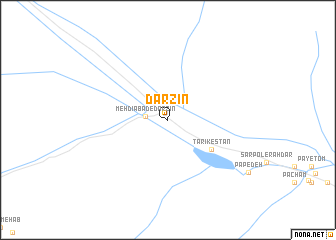 map of Dārzīn