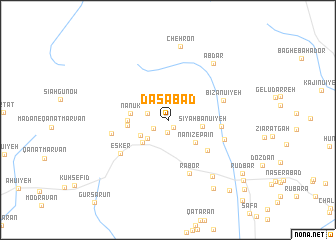 map of Dāsābād