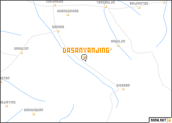 map of Dasanyanjing