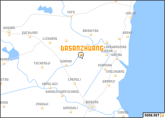 map of Dasanzhuang