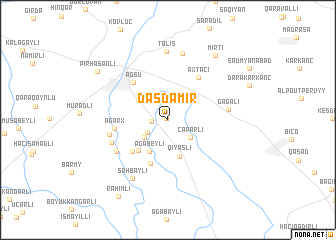 map of Daşdǝmir