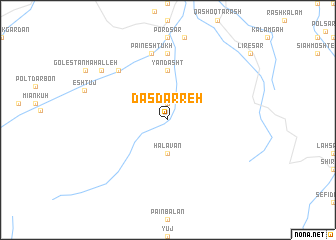 map of Dās Darreh