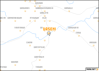 map of Dasemi