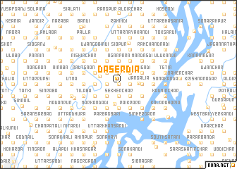 map of Dāserdia