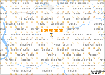 map of Dāsergaon