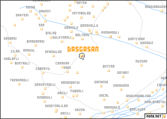 map of Daşgǝsǝn