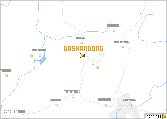 map of Dashandong