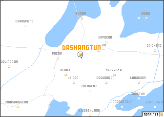 map of Dashangtun