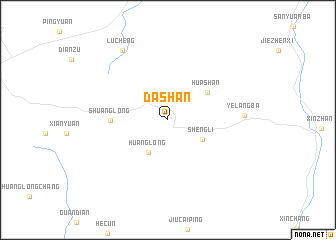map of Dashan