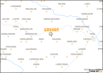 map of Dashan