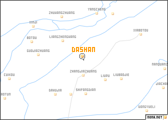 map of Dashan