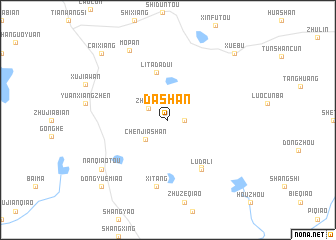 map of Dashan