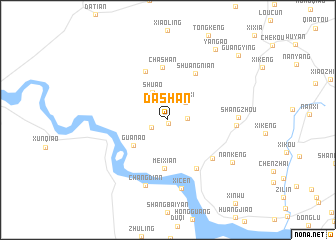 map of Dashan