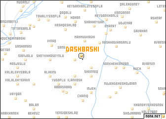 map of Dāshbāshī