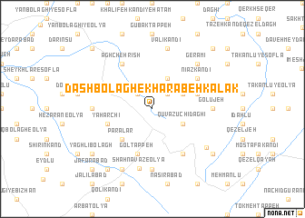 map of Dāsh Bolāgh-e Kharābeh Kalak