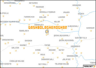 map of Dāshbolāgh-e Moghār